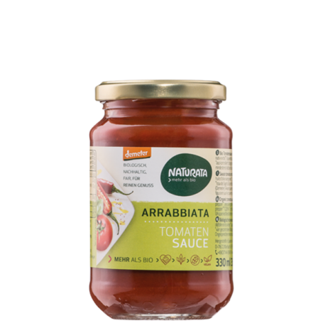 SOS TOMATE ARRABBIATA, ECO-BIO, 330ML - NATURATA