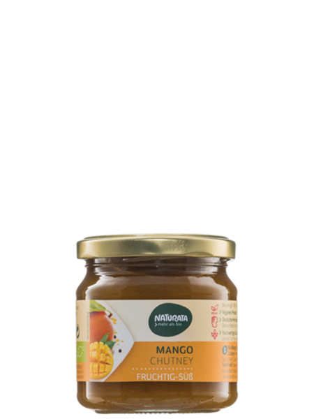 Sos mango chutney fara gluten, eco-bio, 220ml - naturata