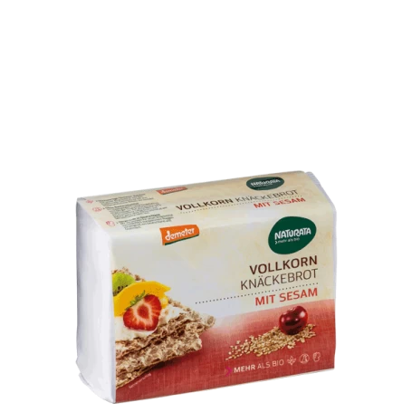 TURTE CROCANTE DIN SECARA INTEGRAL CU SUSAN, ECO-BIO, 250G - NATURATA
