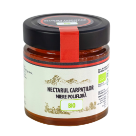 Miere poliflora, eco-bio, 500g - NECTARUL CARPATILOR