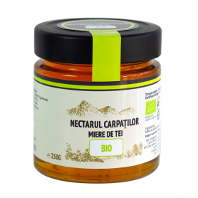 Miere de tei, eco-bio, 250g - NECTARUL CARPATILOR