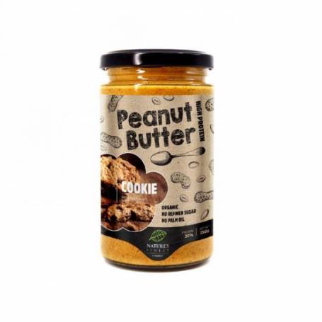 Unt de arahide cu biscuiti, 350g - Nutrisslim