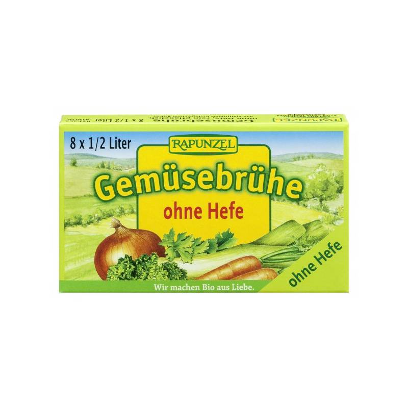Cub de Supa de legume fara drojdie, 8buc - Rapunzel