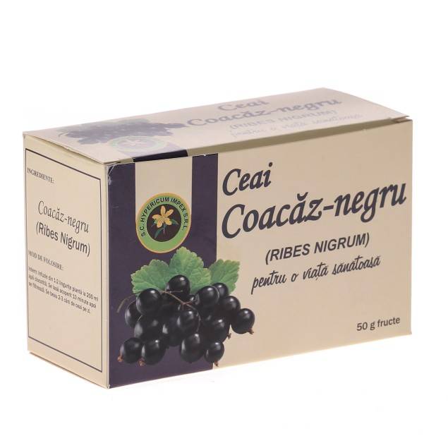 Ceai coacaz negru fructe 50g - hypericum