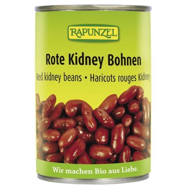 Fasole kidney rosie, eco-bio, 400g - rapunzel