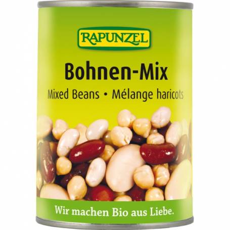 Fasole mixta, eco-bio, 400g - Rapunzel