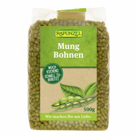 Fasole Mung, eco-bio, 500g - Rapunzel