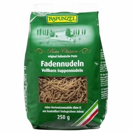 Fidea de supa integrala, eco-bio, 250g - Rapunzel