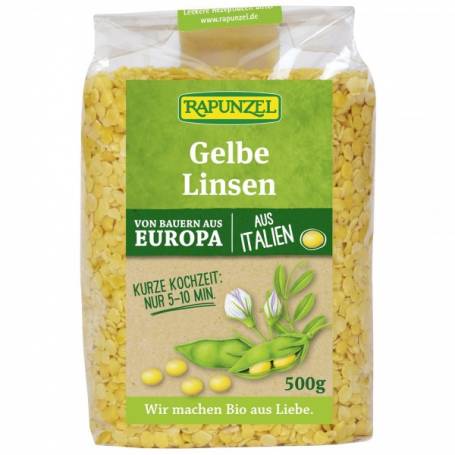 Linte galbena, eco-bio, 500g - Rapunzel