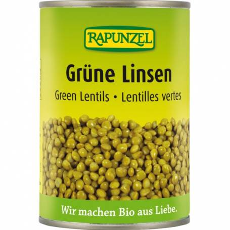 Linte verde, eco-bio, 400g - Rapunzel