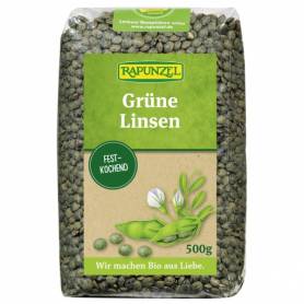 Linte verde, eco-bio, 500g - Rapunzel