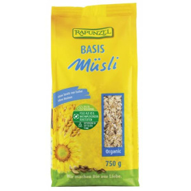 Musli de baza, eco-bio, 750g - Rapunzel