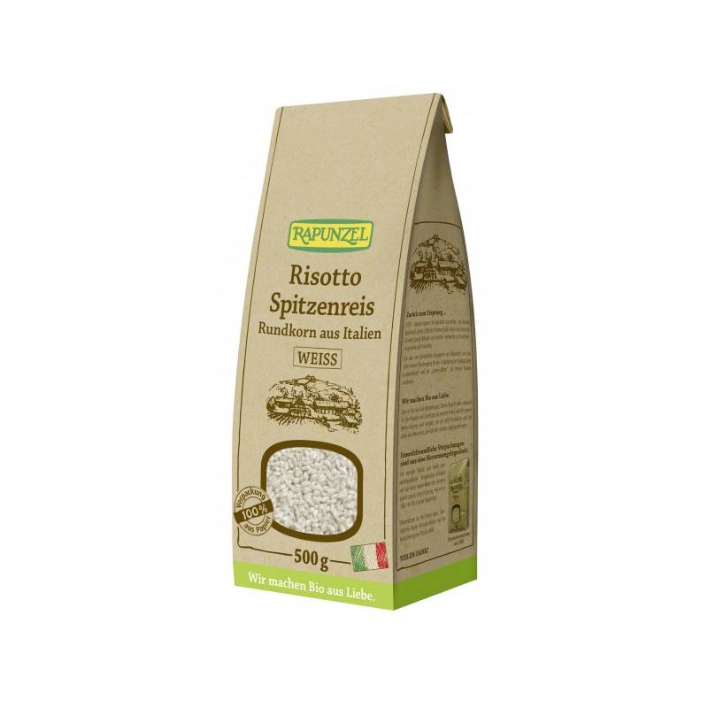 Orez Risotto cu bob rotund ascutit alb, eco-bio, 500g - Rapunzel