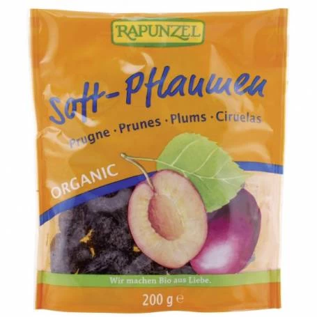 Prune soft fara samburi, eco-bio, 200g - Rapunzel
