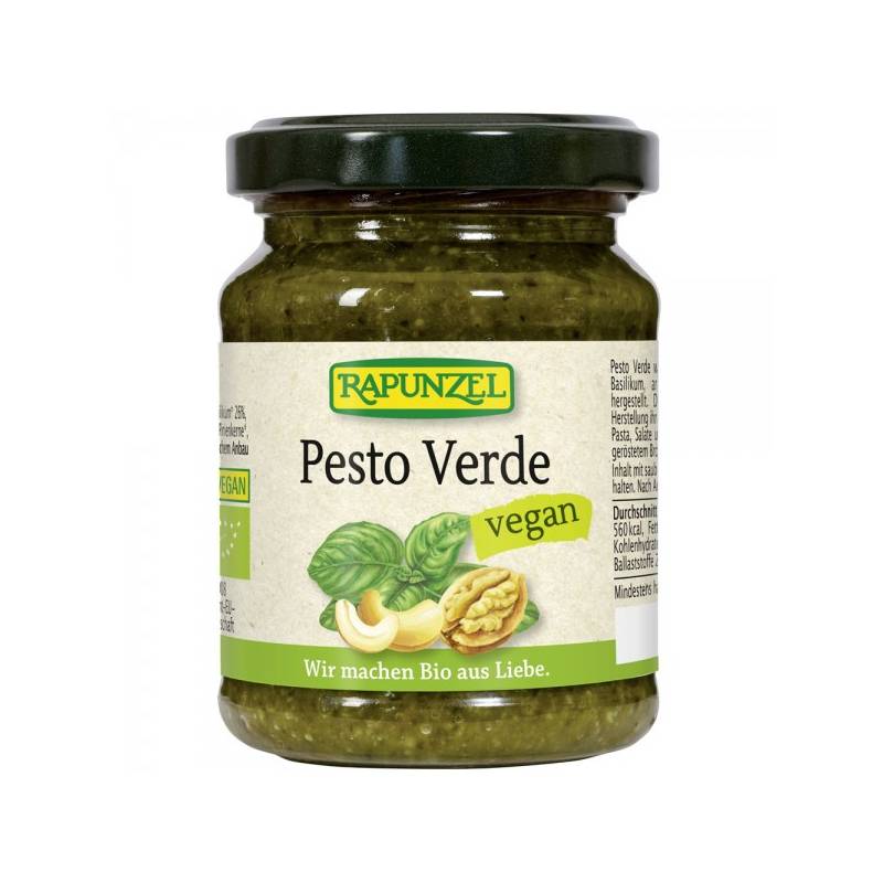 Pesto Verde vegan, eco-bio, 120g - Rapunzel