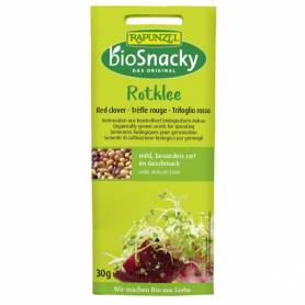 Seminte de trifoi rosu pentru germinat, BioSnacky, eco-bio, 30g - Rapunzel