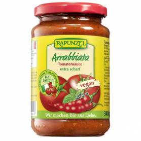 Sos de tomate Arrabbiata, eco-bio, 340g - Rapunzel