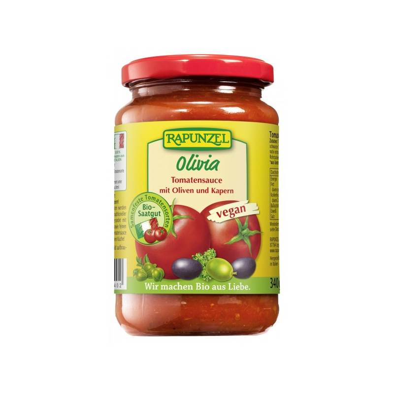Sos de tomate Olivia, eco-bio, 370g - Rapunzel