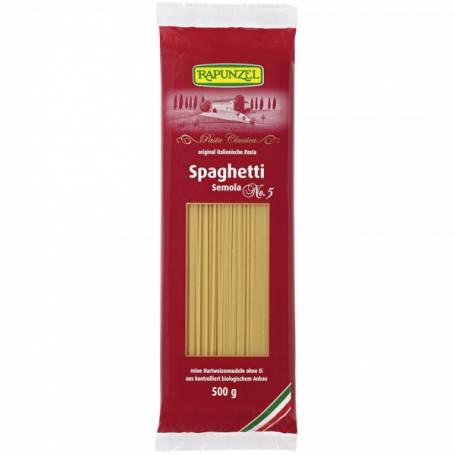 Spaghetti semola, eco-bio, 500g - Rapunzel