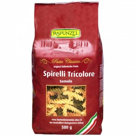 Spirello semola tricolor, eco-bio, 500g - Rapunzel