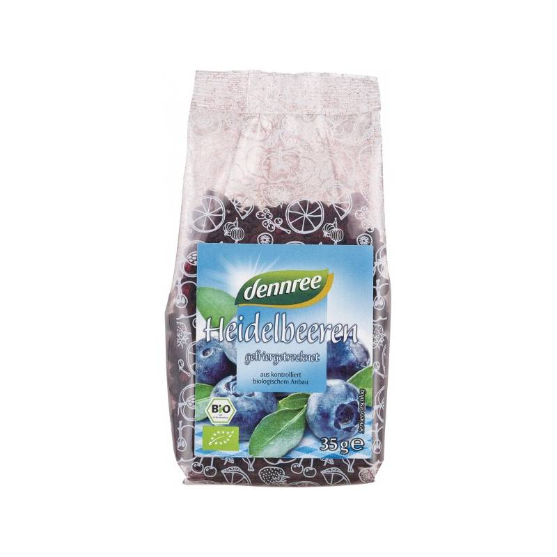 Afine uscate prin congelare, eco-bio, 35g - Dennree