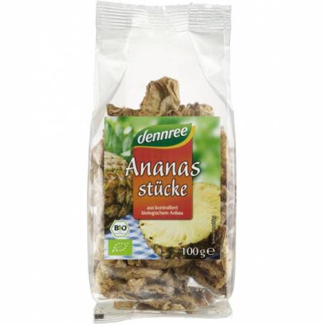 Ananas bucati, eco-bio, 500g - Dennree