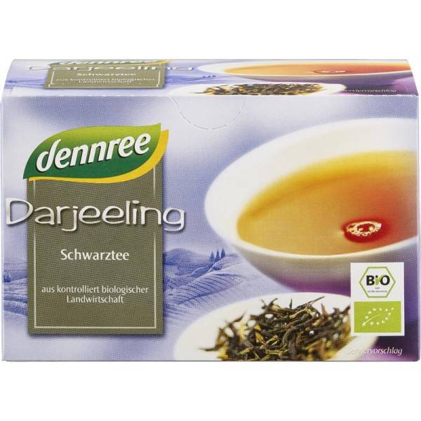 Ceai negru darjeeling, eco-bio, 20plicuri - dennree