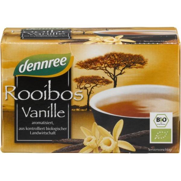 Ceai Rooibos Cu Vanilie, Eco-bio, 20plicuri - Dennree