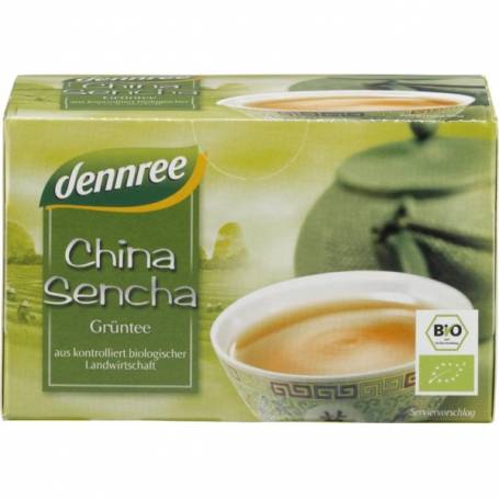 Ceai verde Sencha, eco-bio, 20plicuri - Dennree