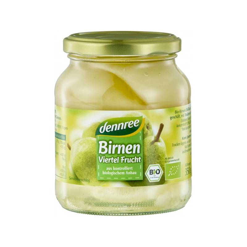 Compot din pere Williams, eco-bio, 350g - Dennree