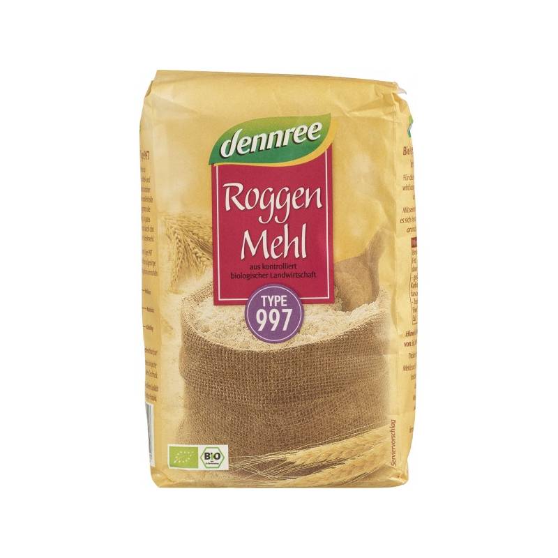 Faina de secara TIP 997, eco-bio, 1kg - Dennree