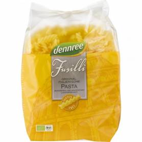 Fusilli din porumb si orez, fara gluten, eco-bio, 500g - Dennree