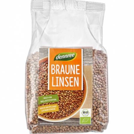 Linte maro, eco-bio, 500g - Dennree