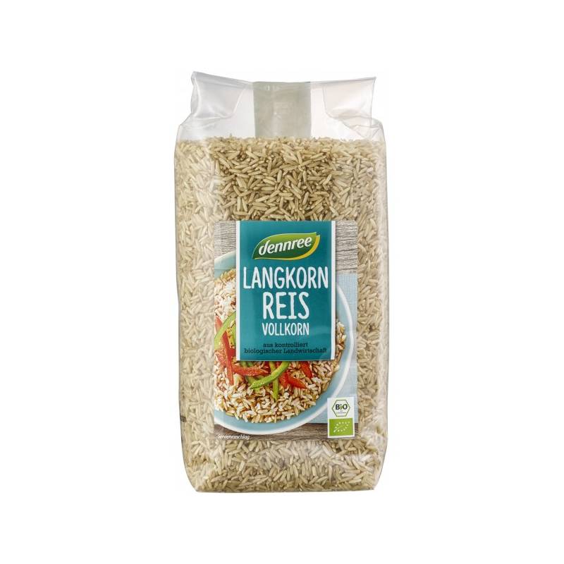 Orez Brun cu Bob Lung, eco-bio, 1kg - Dennree