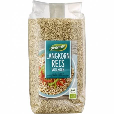 Orez Brun cu Bob Lung, eco-bio, 1kg - Dennree