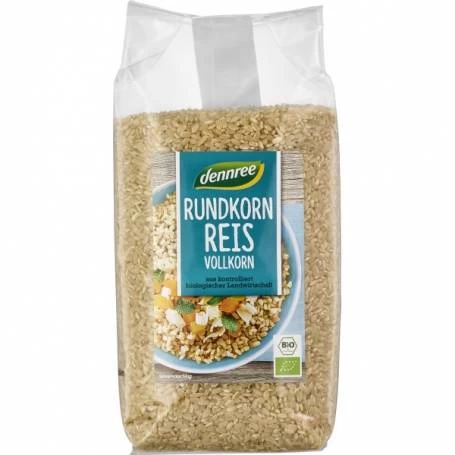 Orez Brun cu Bob Rotund, eco-bio, 1kg - Dennree