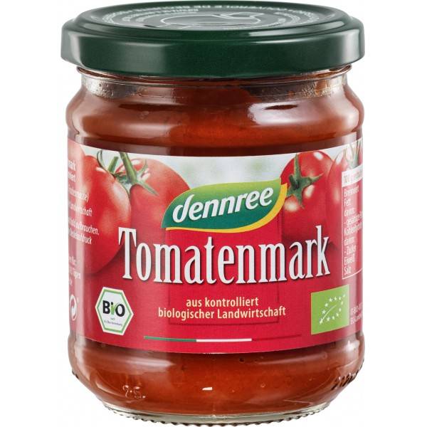 Pasta de tomate 22% substanta uscata, eco-bio, 200g - dennree