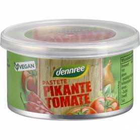 Pate picant cu tomate, eco-bio, 125g - Dennree