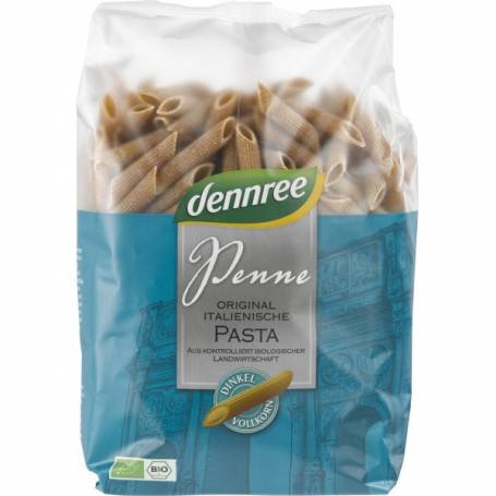 Penne de spelta integrala, eco-bio, 500g - Dennree