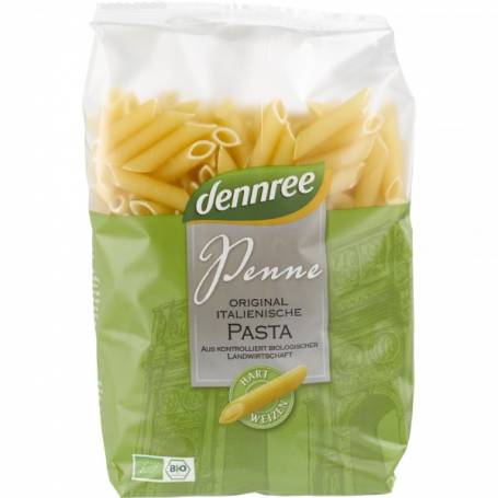 Penne din grau dur, eco-bio, 500g - Dennree