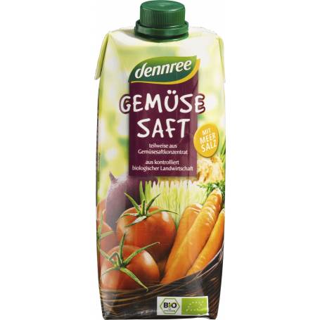 Suc de legume, eco-bio, 500ml - Dennree