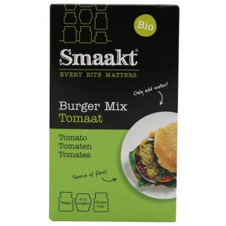 Burger vegan cu rosii, eco-bio, 140g - Smaakt