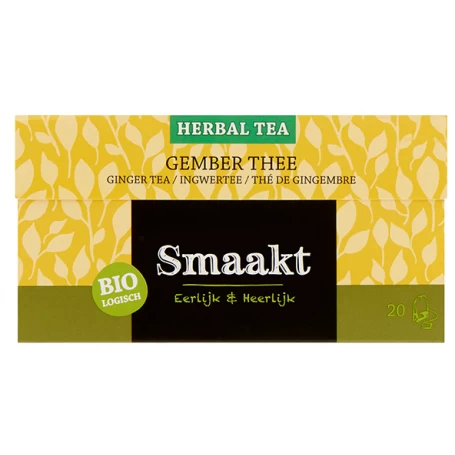 Ceai de ghimbir, eco-bio, 20plicuri - Smaakt