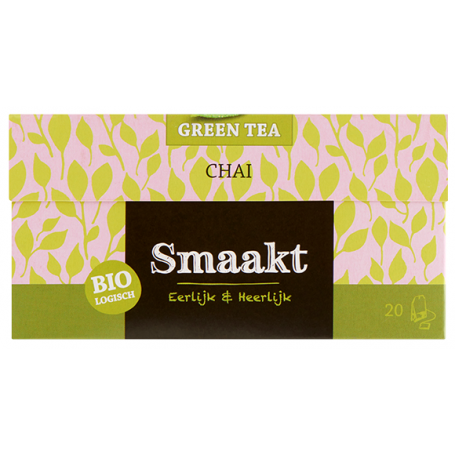 Ceai verde Chai, eco-bio, 20plicuri - Smaakt