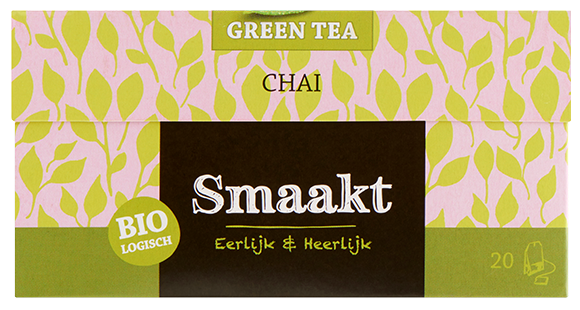Ceai verde chai, eco-bio, 20plicuri - smaakt