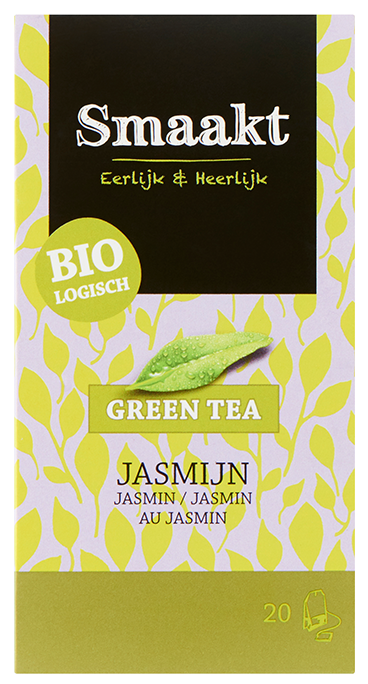 Ceai verde cu iasomie, eco-bio, 20plicuri - smaakt