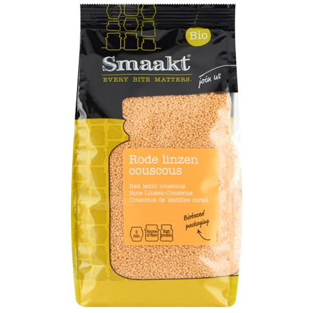Cuscus din linte rosie, eco-bio, 375g - Smaakt