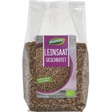 Seminte de in zdrobite, eco-bio, 200g - Dennree