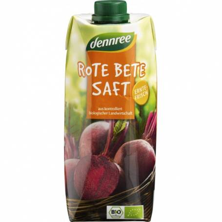 Suc de sfecla rosie, eco-bio, 500ml - Dennree