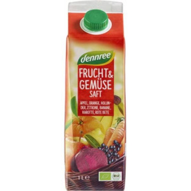 Suc rosu de fructe si legume, eco-bio, 1l - Dennree